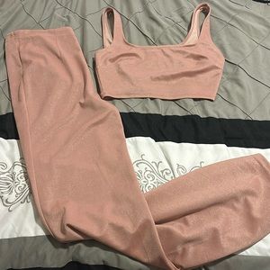 Nude two peice set by love culture